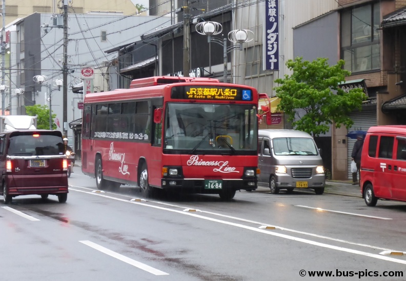 Princess Line プリンセスラインバス, 京都230あ1684 Bus Pictures